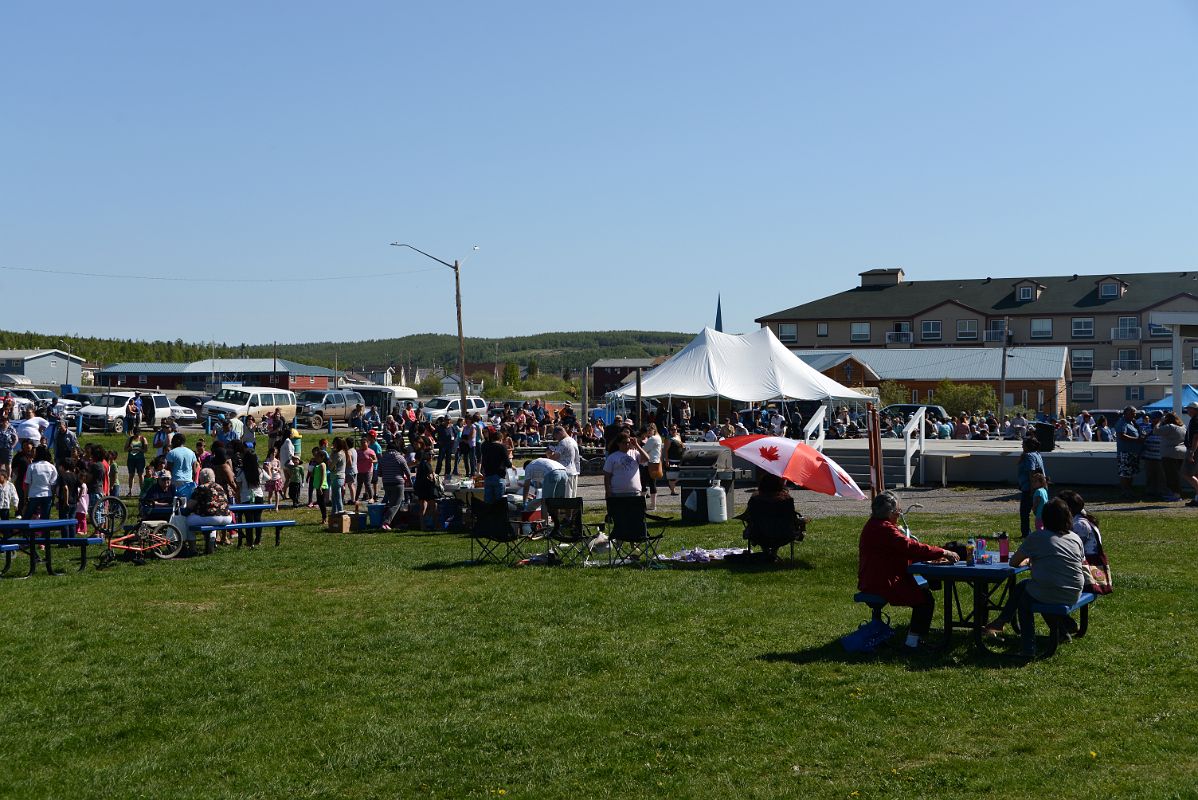 02 June 21 In Chief Jim Koe Park In Inuvik Northwest Territories Is Aboriginal Day To Celebrate Local Metis, Gwichin, Inuvialuit People and Cultures